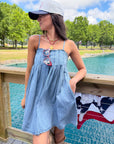 Main Stage Moment Denim Mini Dress