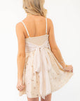 In Full Bloom Cream Floral Mini Dress-Dresses-Heyson-L. Mae Boutique & Wild Mabel Clothing