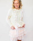 Khloe Chunky Cable Knit Ribbon Detail Sweater-Tops-Dipped Shop-L. Mae Boutique & Wild Mabel Clothing
