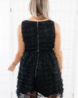 Party Time Black Bow Front Mini Dress-Dresses-Just Me-L. Mae Boutique & Wild Mabel Clothing