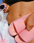 Pink Bride To Be Beach Sandals-Accessories-XO Fetti-L. Mae Boutique & Wild Mabel Clothing