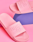Pink Bride To Be Beach Sandals-Accessories-XO Fetti-L. Mae Boutique & Wild Mabel Clothing