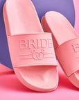 Pink Bride To Be Beach Sandals-Accessories-XO Fetti-L. Mae Boutique & Wild Mabel Clothing