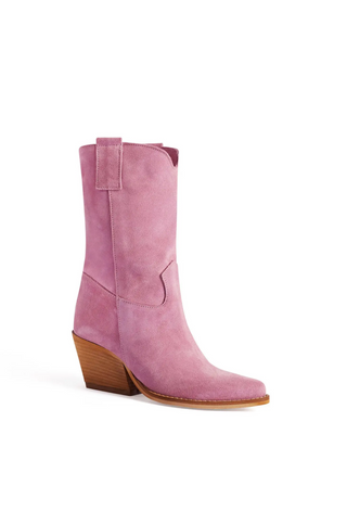Pink Molly Cowboy Boots-Kali Shoes-L. Mae Boutique