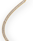 Punch Love Baguette Stone Tennis Necklace - 14K Gold Dipped-Jewelry-Lovoda-L. Mae Boutique & Wild Mabel Clothing