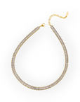 Punch Love Baguette Stone Tennis Necklace - 14K Gold Dipped-Jewelry-Lovoda-L. Mae Boutique & Wild Mabel Clothing