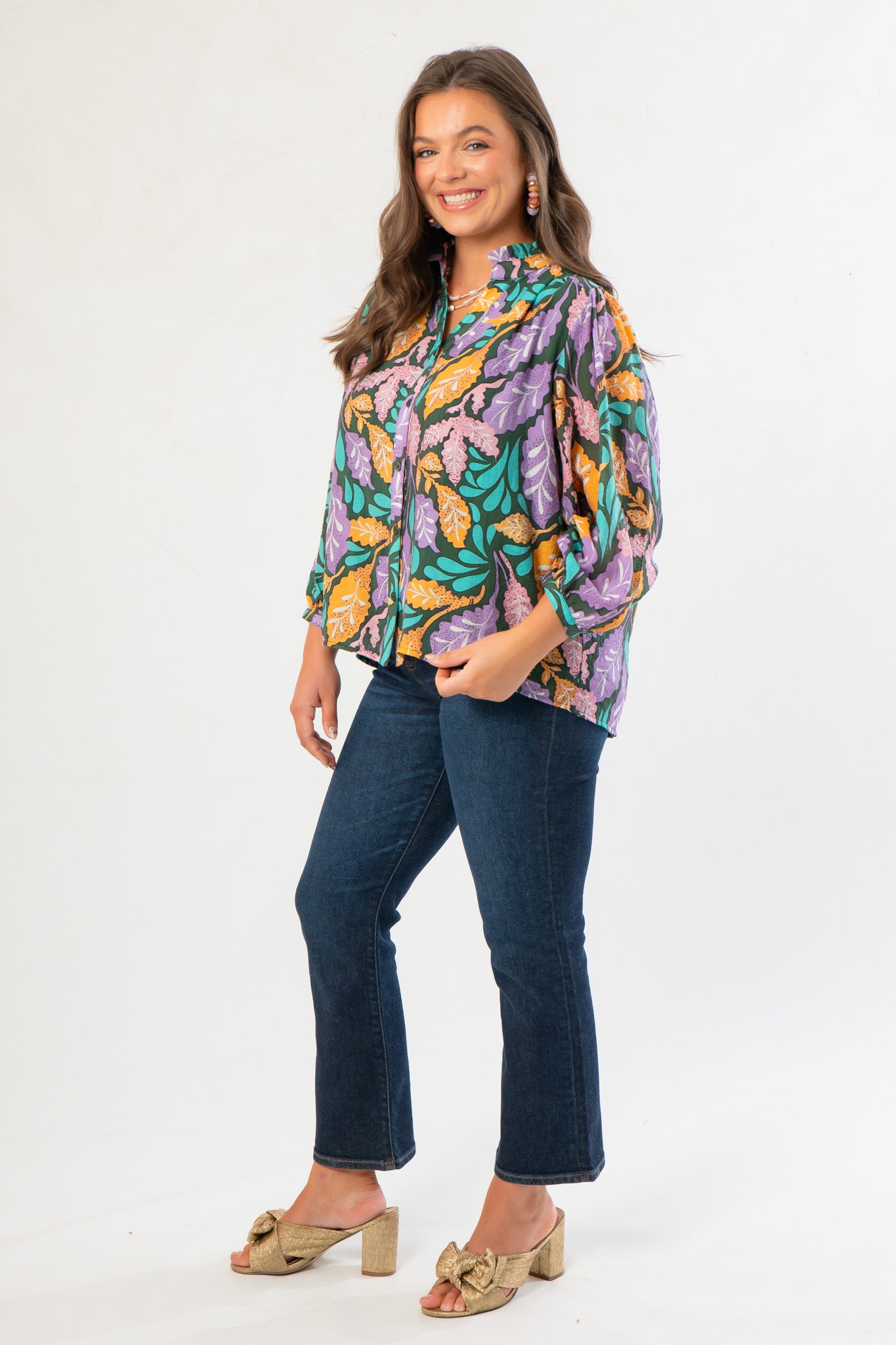 Daze Deep Kiss Shy Girl Crop Flare
