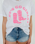 Show Me Your Mumu Let's Go Girls Graphic Travis Tee-Tops-Show Me Your Mumu-L. Mae Boutique & Wild Mabel Clothing