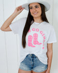 Show Me Your Mumu Let's Go Girls Graphic Travis Tee-Tops-Show Me Your Mumu-L. Mae Boutique & Wild Mabel Clothing