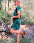 Sleigh The Day Hunter Green Cable Knit Sweater Set-Onesies-day + moon-L. Mae Boutique & Wild Mabel Clothing