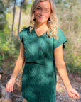 Sleigh The Day Hunter Green Cable Knit Sweater Set-Onesies-day + moon-L. Mae Boutique & Wild Mabel Clothing