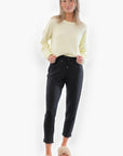 Spanx AirEssential Very Black Tapered Pant-Bottoms-Spanx-L. Mae Boutique & Wild Mabel Clothing