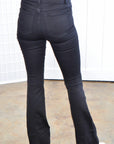 Spanx Clean Black Flare Jeans-Denim-Spanx-L. Mae Boutique & Wild Mabel Clothing