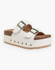Studded Faux Leather Buckle Platform Sandals-Rag Company-L. Mae Boutique & Wild Mabel Clothing