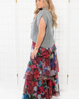 THML Gray Turtleneck Ribbed Sweater Vest-Tops-THML-L. Mae Boutique & Wild Mabel Clothing