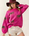 Tiger Pattern Sweater-Tops-BiBi-L. Mae Boutique & Wild Mabel Clothing