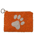 Tiger Paw Beaded Coin Pouch-Accessories-Tiana Designs-L. Mae Boutique & Wild Mabel Clothing