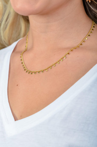 Twinkling Stars Necklace-Camel Threads-L. Mae Boutique