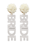 White Bride Earrings-Jewelry-Golden Stella-L. Mae Boutique & Wild Mabel Clothing