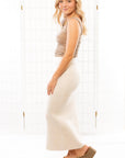 Z Supply Oat Milk Avni Sweater Midi Skirt-Bottoms-Z Supply-L. Mae Boutique & Wild Mabel Clothing