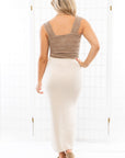 Z Supply Oat Milk Avni Sweater Midi Skirt-Bottoms-Z Supply-L. Mae Boutique & Wild Mabel Clothing