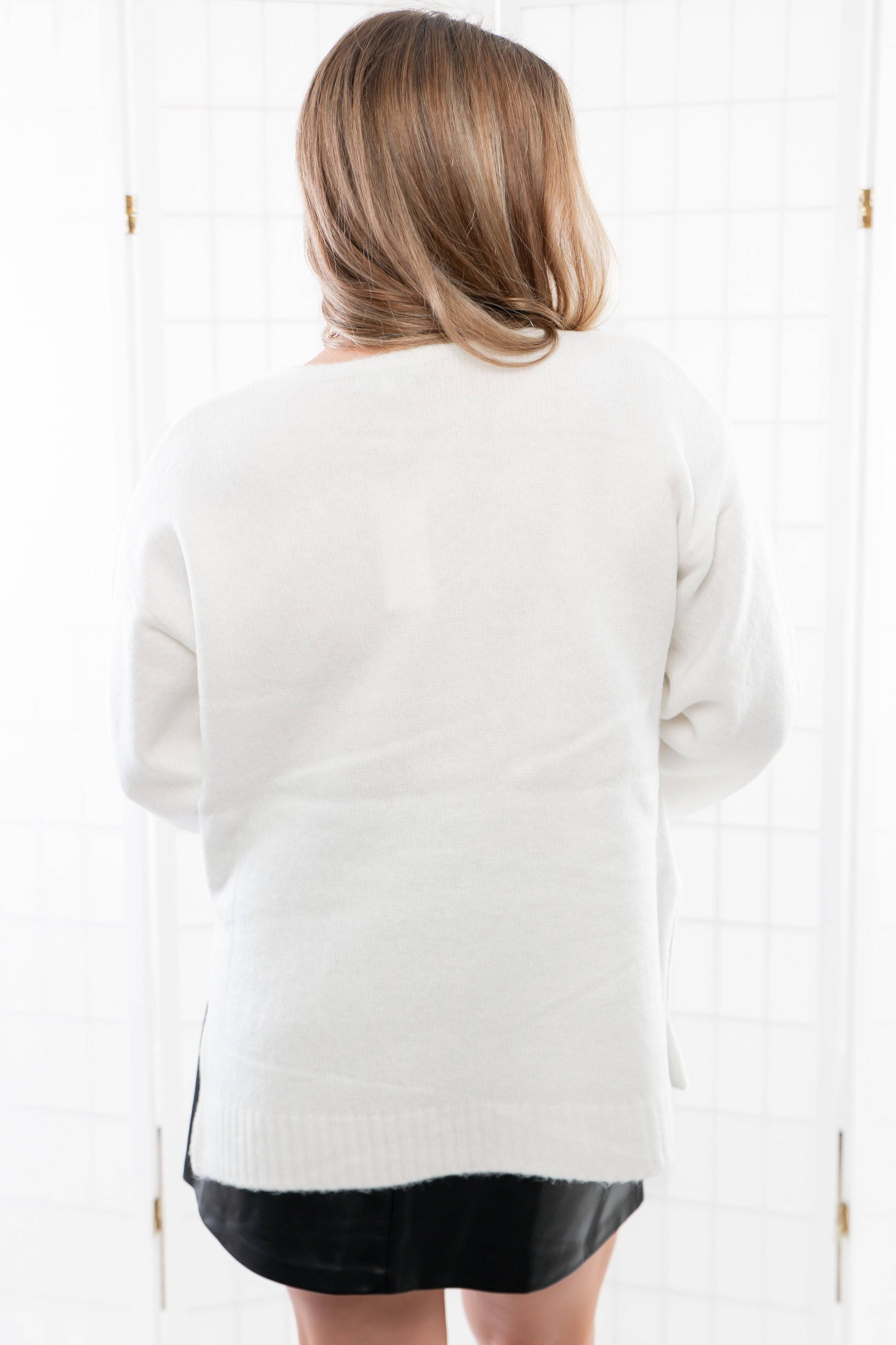 Z Supply Sea Salt Modern V-Neck Sweater-Tops-Z Supply-L. Mae Boutique & Wild Mabel Clothing
