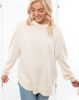 Z Supply Sea Salt Replay French Terry Sweatshirt-Tops-Z Supply-L. Mae Boutique & Wild Mabel Clothing