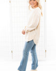 Z Supply Sea Salt Replay French Terry Sweatshirt-Tops-Z Supply-L. Mae Boutique & Wild Mabel Clothing