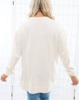 Z Supply Sea Salt Replay French Terry Sweatshirt-Tops-Z Supply-L. Mae Boutique & Wild Mabel Clothing
