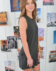 edit Everyday Black Sleeveless Shift Dress-Dresses-Double Zero-L. Mae Boutique & Wild Mabel Clothing