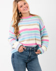 Cloud Nine Pastel Striped Sweater