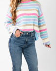 Cloud Nine Pastel Striped Sweater