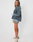 Washed Oversized Denim Jacket