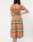 Truly Tropical Printed Midi Skirt