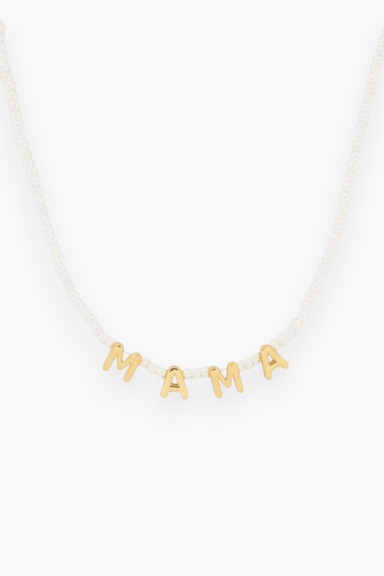 Mama Gold Pearl Dainty Necklace
