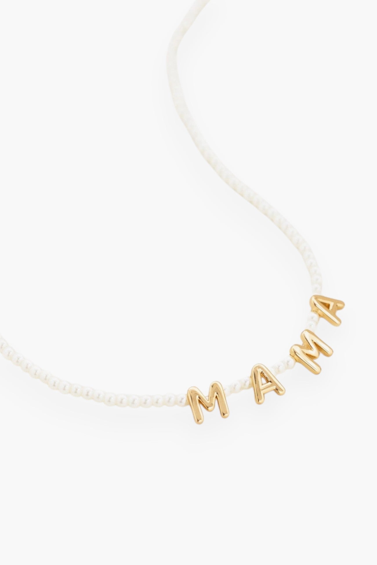 Mama Gold Pearl Dainty Necklace
