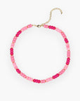 Hot Pink Candy Beaded Necklace