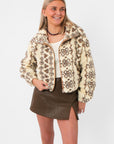Snowbound Cream Sherpa Jacket