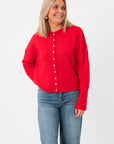 Piper Red Cardigan