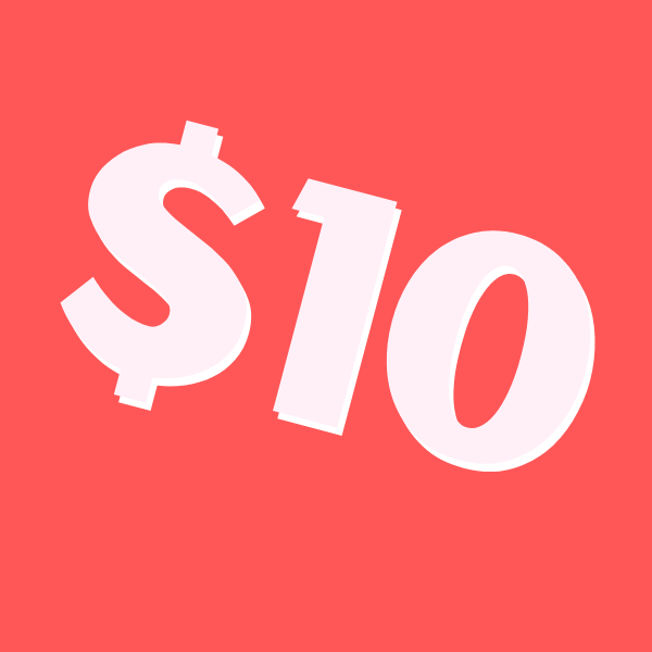 huge selection of $10 sale items from boutique