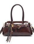Leigh Chocolate Brown Shoulder Bag