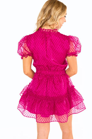 Buddy Love Clementine Pink Dottie Dress-Buddy Love-L. Mae Boutique