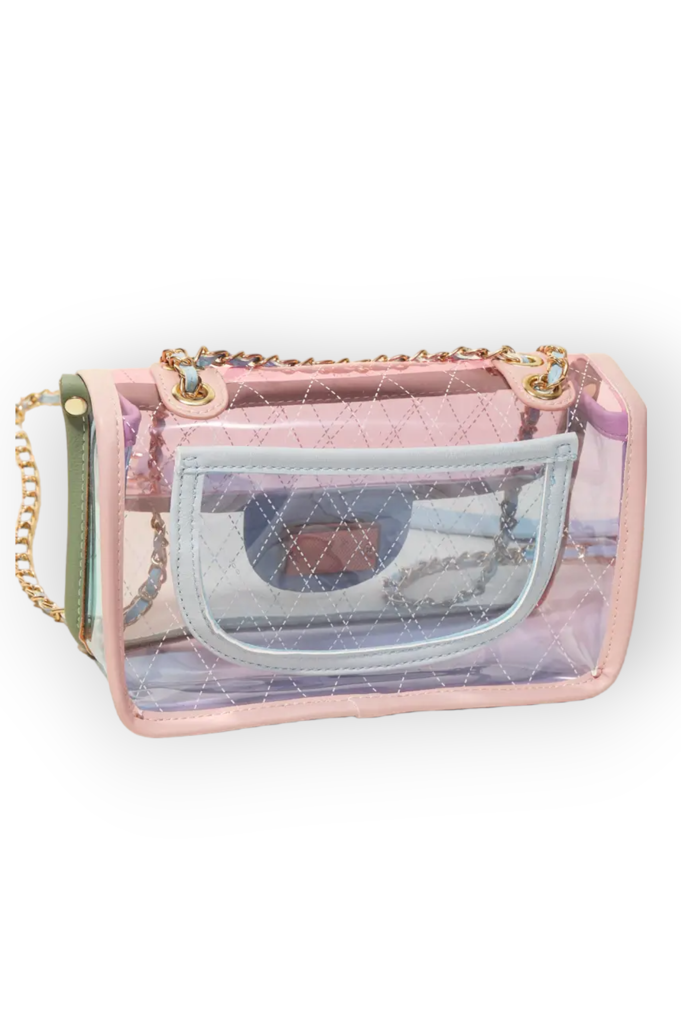 chanel clear purse