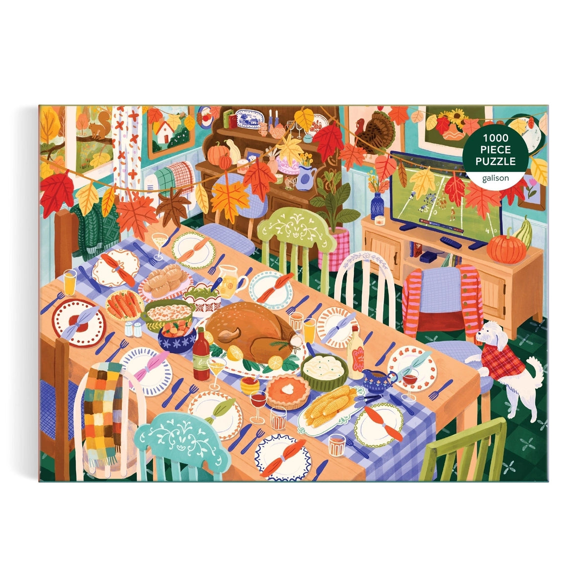 Thanksgiving table puzzle for family fun