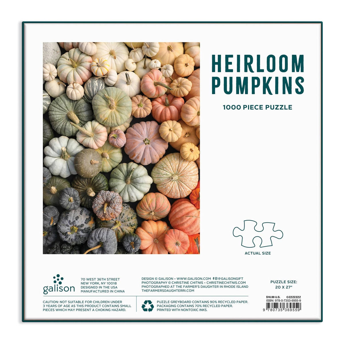 Heirloom Pumpkin 1000 Piece Puzzle