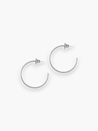 Betty Carre Abby Silver Hoop Earrings-Jewelry-Betty Carre-L. Mae Boutique & Wild Mabel Clothing