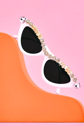 Bride to Be Rhinestone Sunglasses-Accessories-XO Fetti-L. Mae Boutique & Wild Mabel Clothing