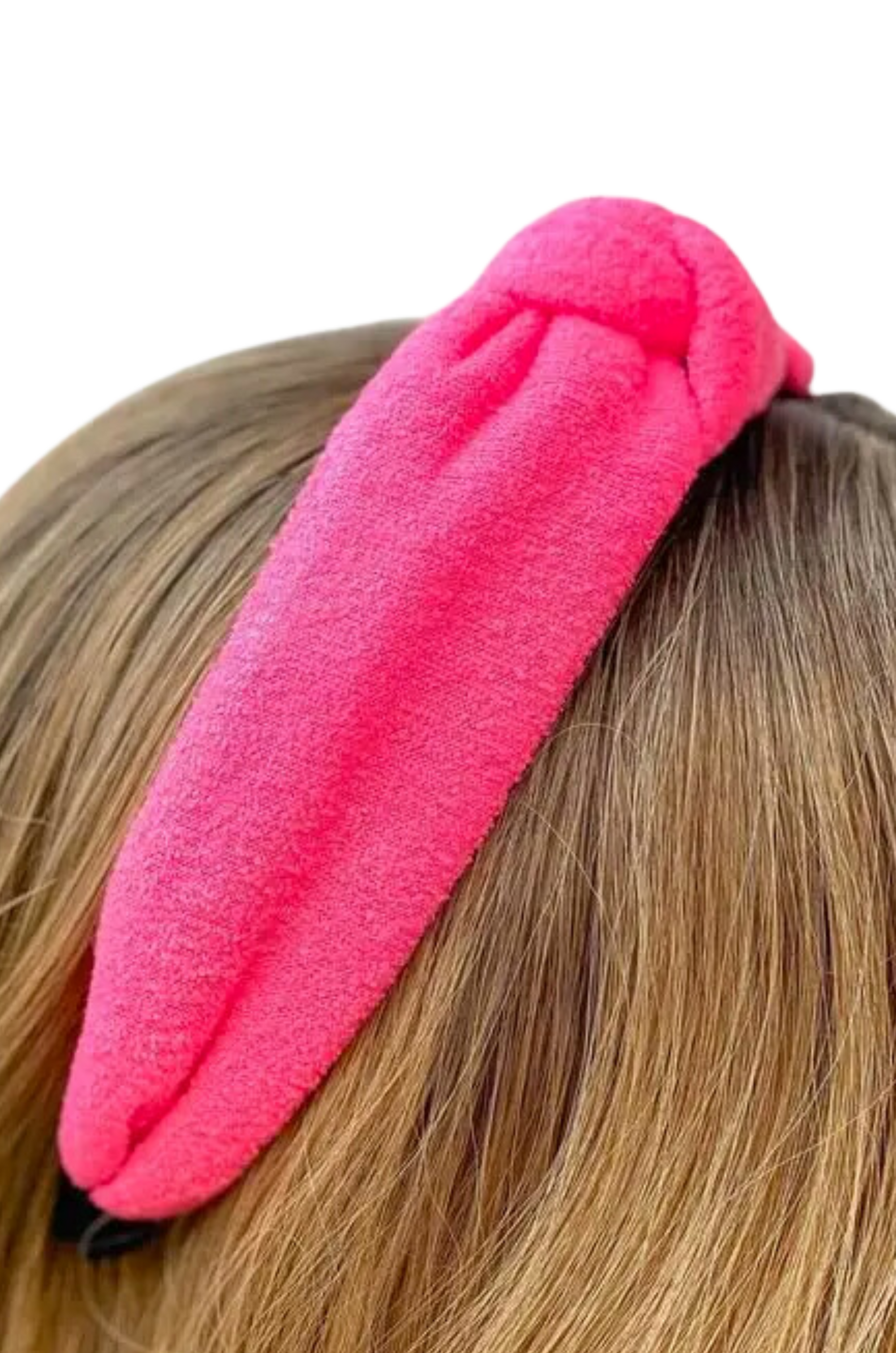 Bright Pink Terry Cloth Headband-Accessories-Prep Obsessed Wholesale-L. Mae Boutique & Wild Mabel Clothing