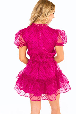 Buddy Love Clementine Pink Dottie Dress-Dresses-Buddy Love-L. Mae Boutique & Wild Mabel Clothing