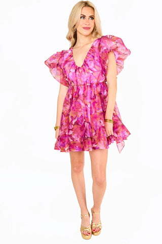 Buddy Love Hollis Off to Paradise Pink Dress-Buddy Love-L. Mae Boutique